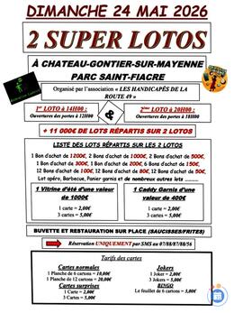 Affiche du loto Loto Animation Ciriane et Ludo