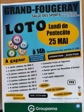 Affiche du loto Loto Animé par Jean Paul