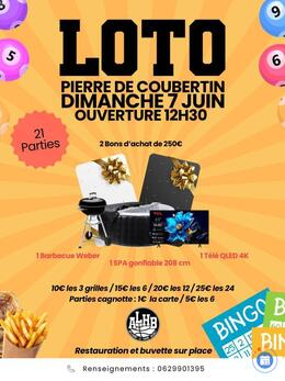 Affiche du loto LOTO à Aplemont Basket
