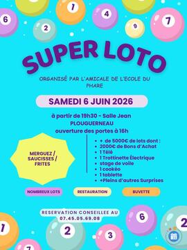 Affiche du loto Loto Amicale Ecole du Phare