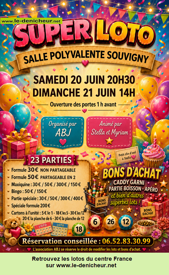Affiche du loto Loto d'ABJ *