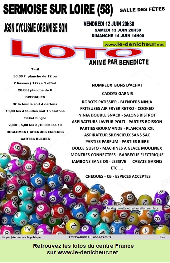 Affiche du loto Loto de JGSN Cyclisme *