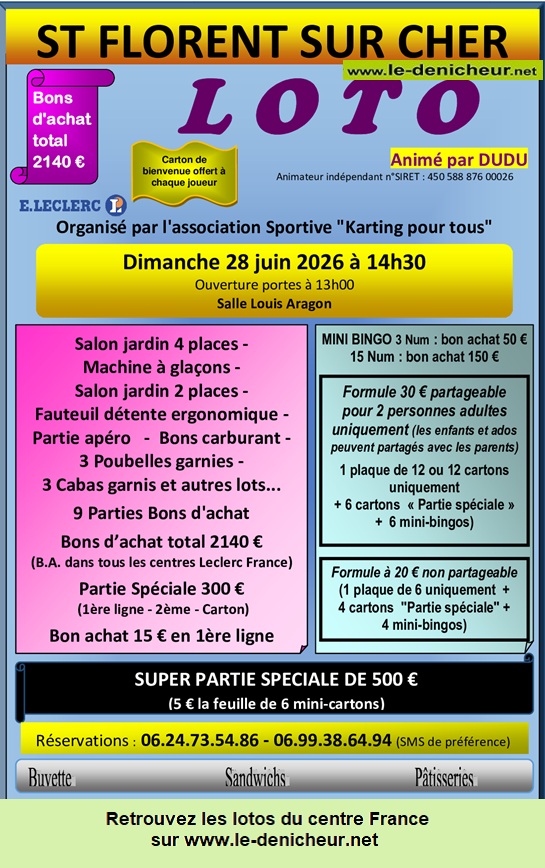 Affiche du loto Loto de Karting pour Tous *