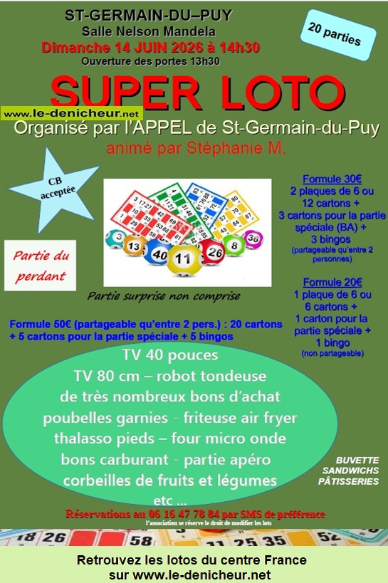 Image du loto Loto de l'APPEL *
