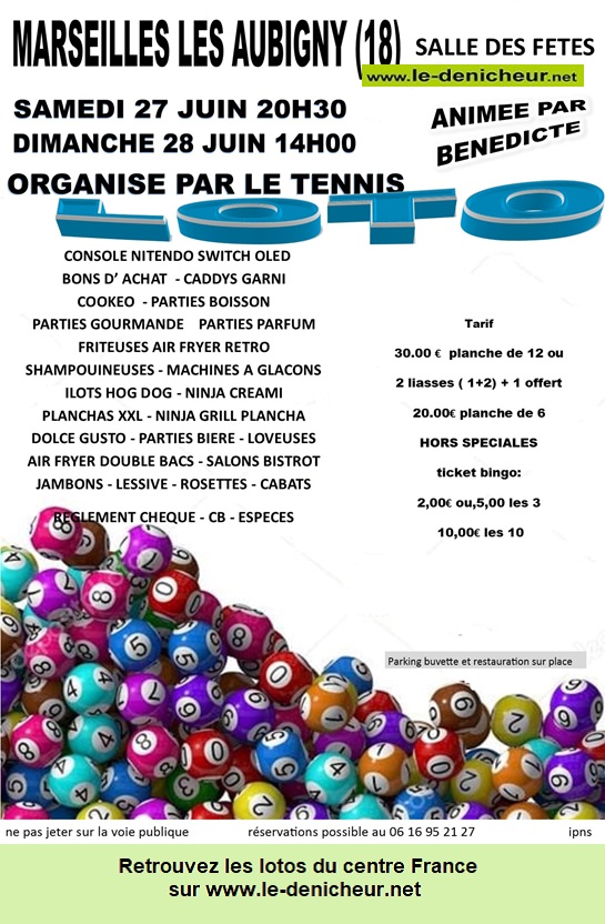 Image du loto Loto du Tennis *
