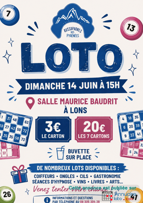 Affiche du loto Loto