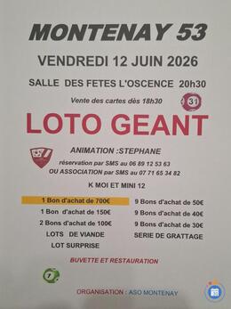 Affiche du loto Super loto Animation Stéphane