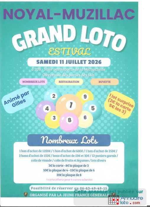 Image du loto Grand loto estival