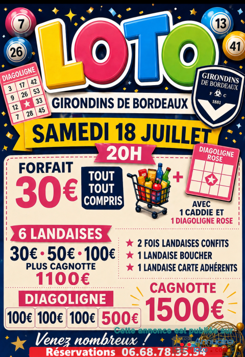 Image du loto Loto tout compris avec grosses cagnottes salle climatisée