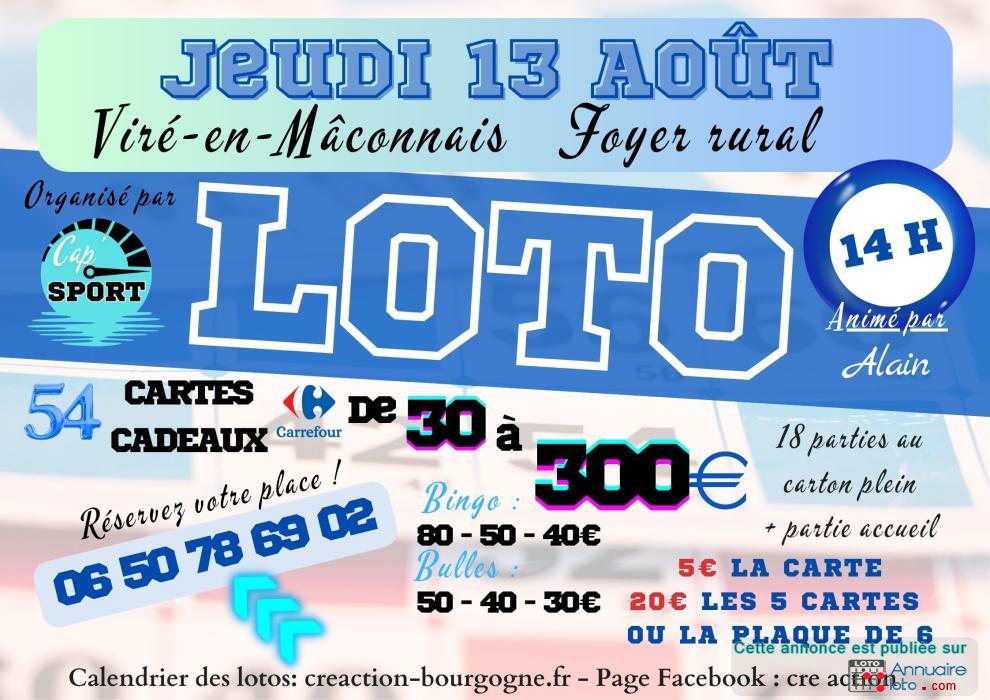 Affiche du loto Loto CAP'SPORT