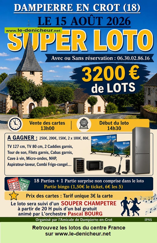 Affiche du loto Loto de l'Amicale *