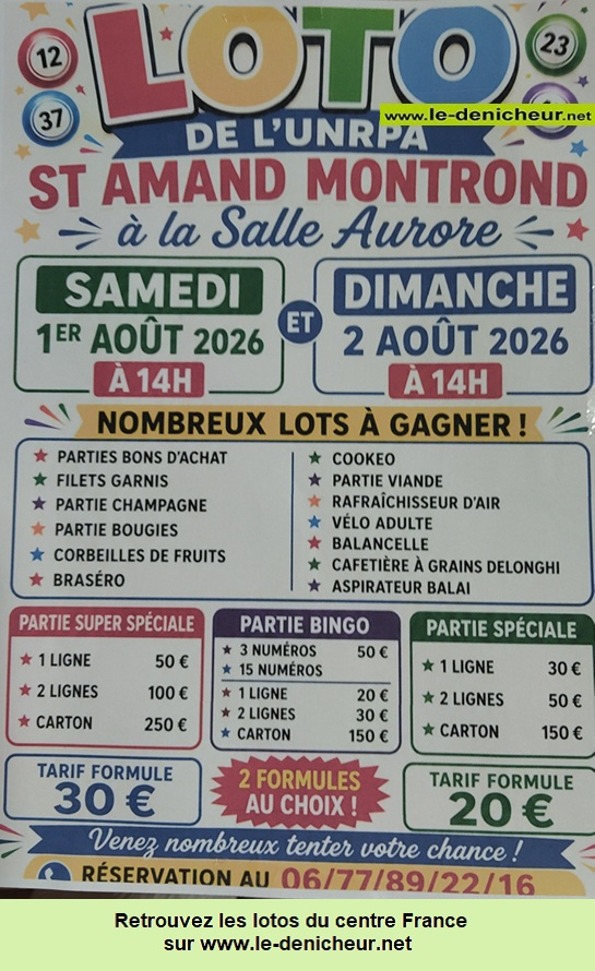 Image du loto Loto de l'UNRPA *