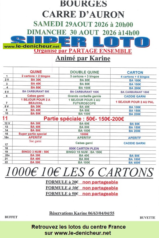 Affiche du loto Loto de Partage Ensemble /