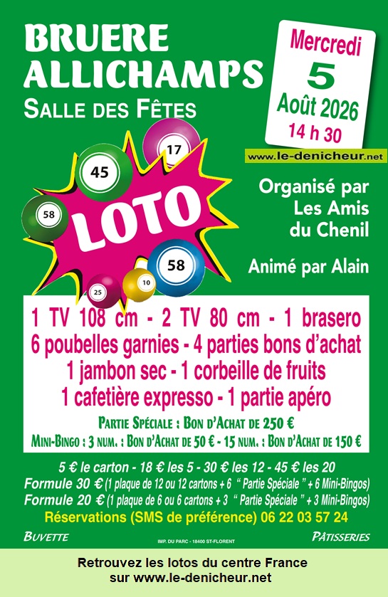 Image du loto Loto des Amis du Chenil /