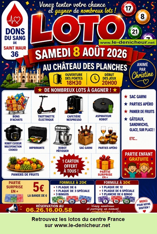 Image du loto Loto des donneurs de sang *