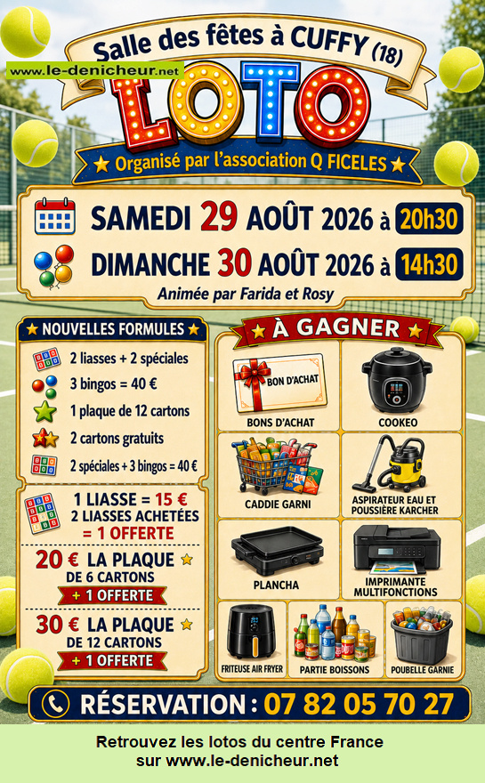 Affiche du loto Loto des Q Ficelés *