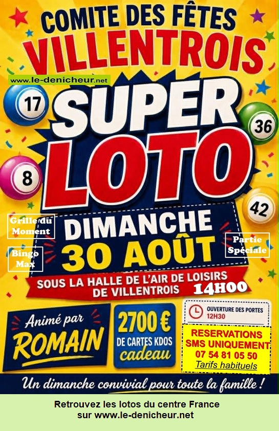 Image du loto Loto du comité des fêtes *