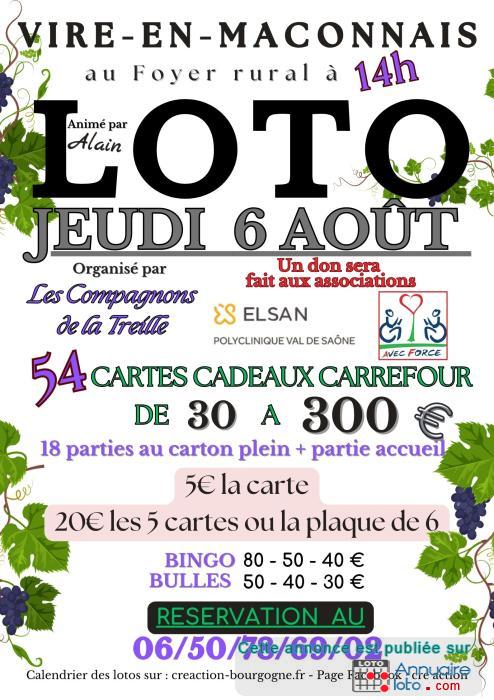 Affiche du loto Loto Les Compagnons de la Treille