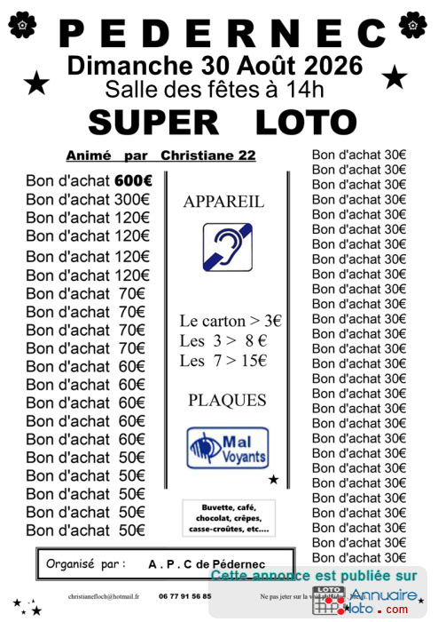 Affiche du loto SUPER LOTO