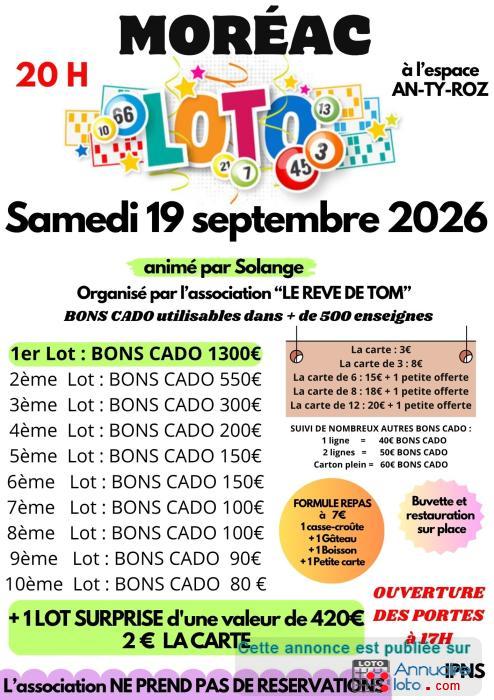Affiche du loto LOTO