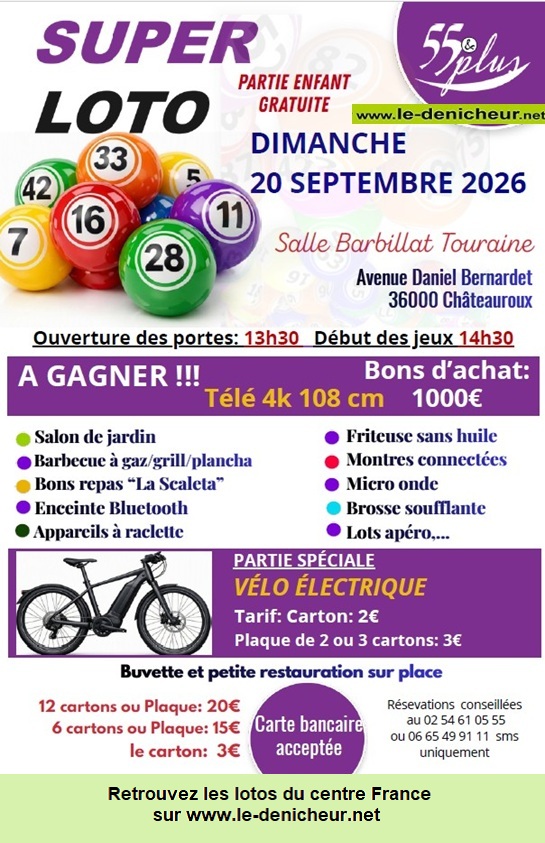 Image du loto Loto de 55 et plus *