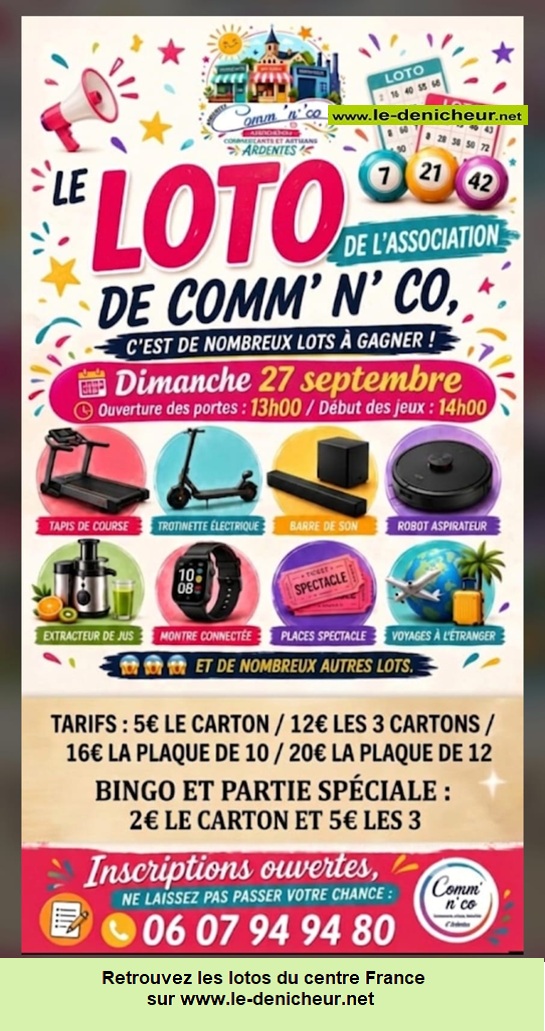Image du loto Loto de Comm'n'co *