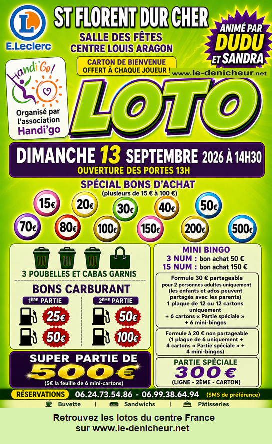 Image du loto Loto de Handi'Go *