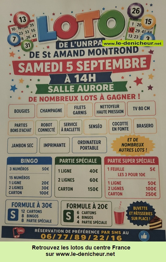 Affiche du loto Loto de l'UNRPA *
