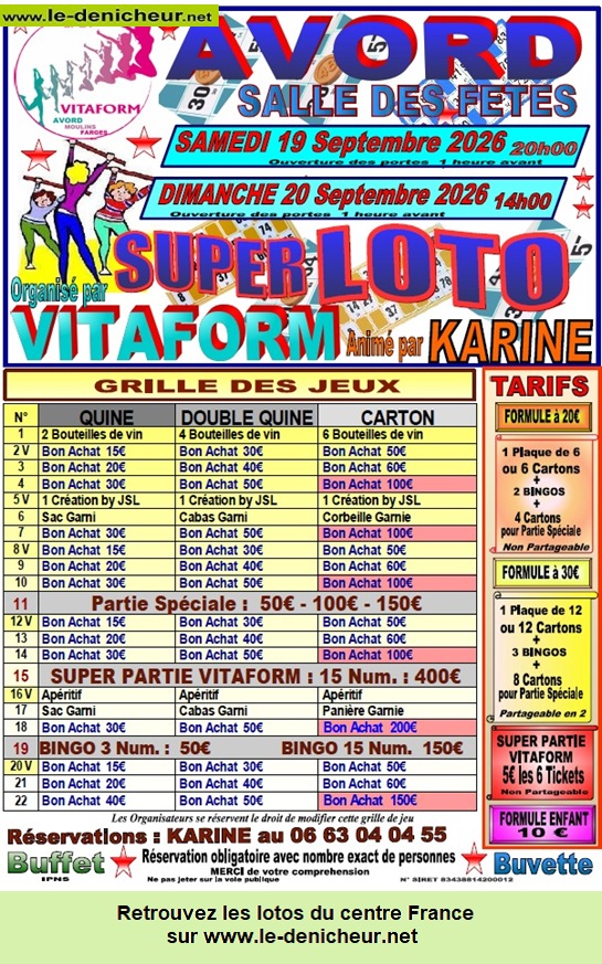 Image du loto Loto de Vitaform *