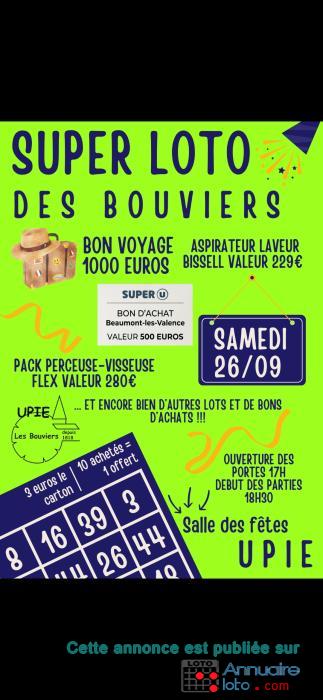 Affiche du loto Loto des bouviers d'Upie