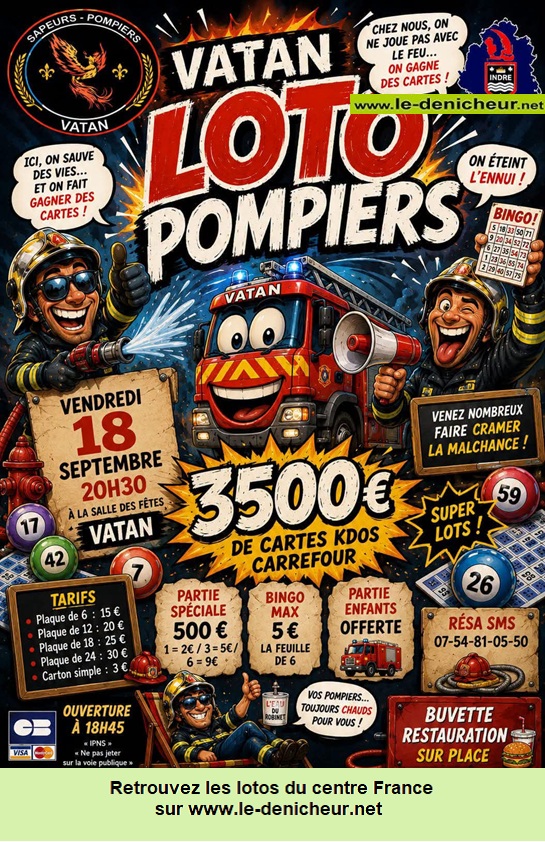 Image du loto Loto des pompiers *