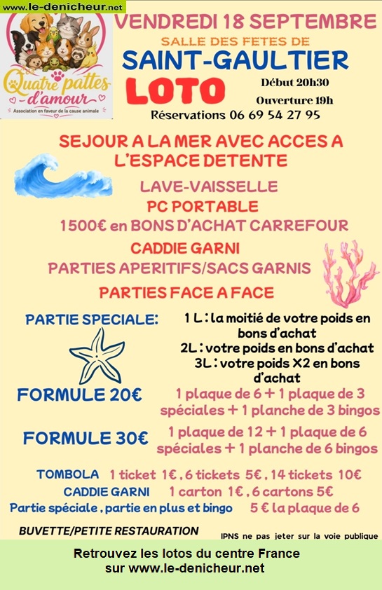 Image du loto Loto des Quatre Pattes d'Amour *