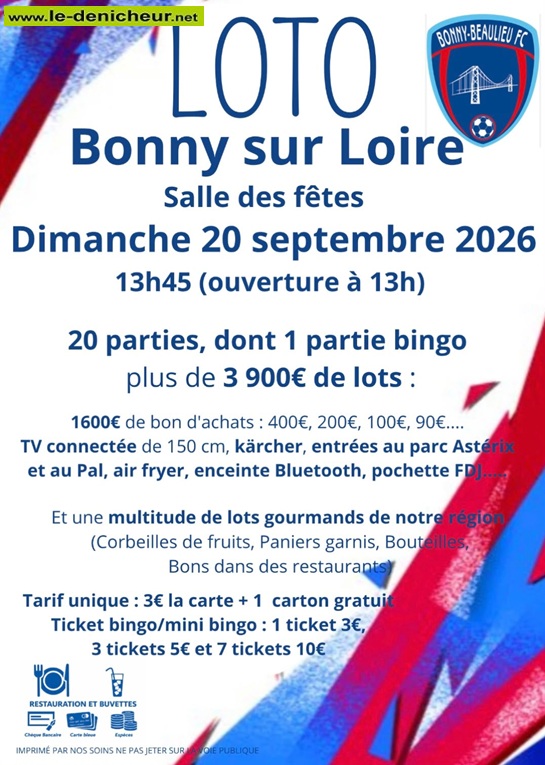 Affiche du loto Loto du Foot °