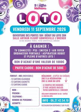 Affiche du loto Loto du Souffle des Mamans