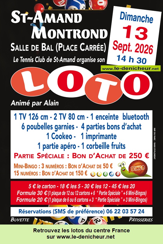 Affiche du loto Loto du Tennis /