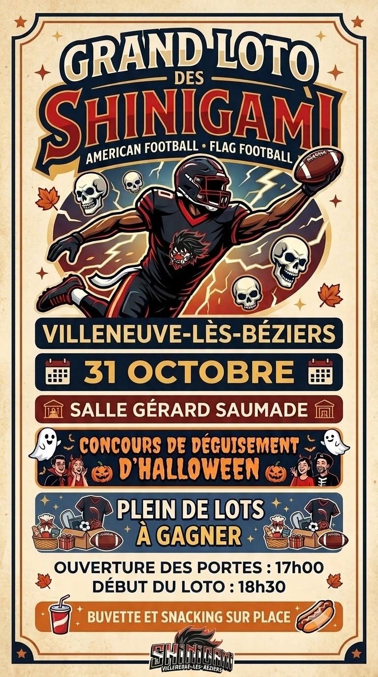 Affiche du loto GRAND LOTO DES SHINIGAMI