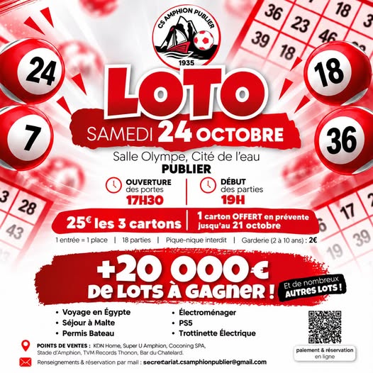 Affiche du loto Grand Loto DU CSAP
