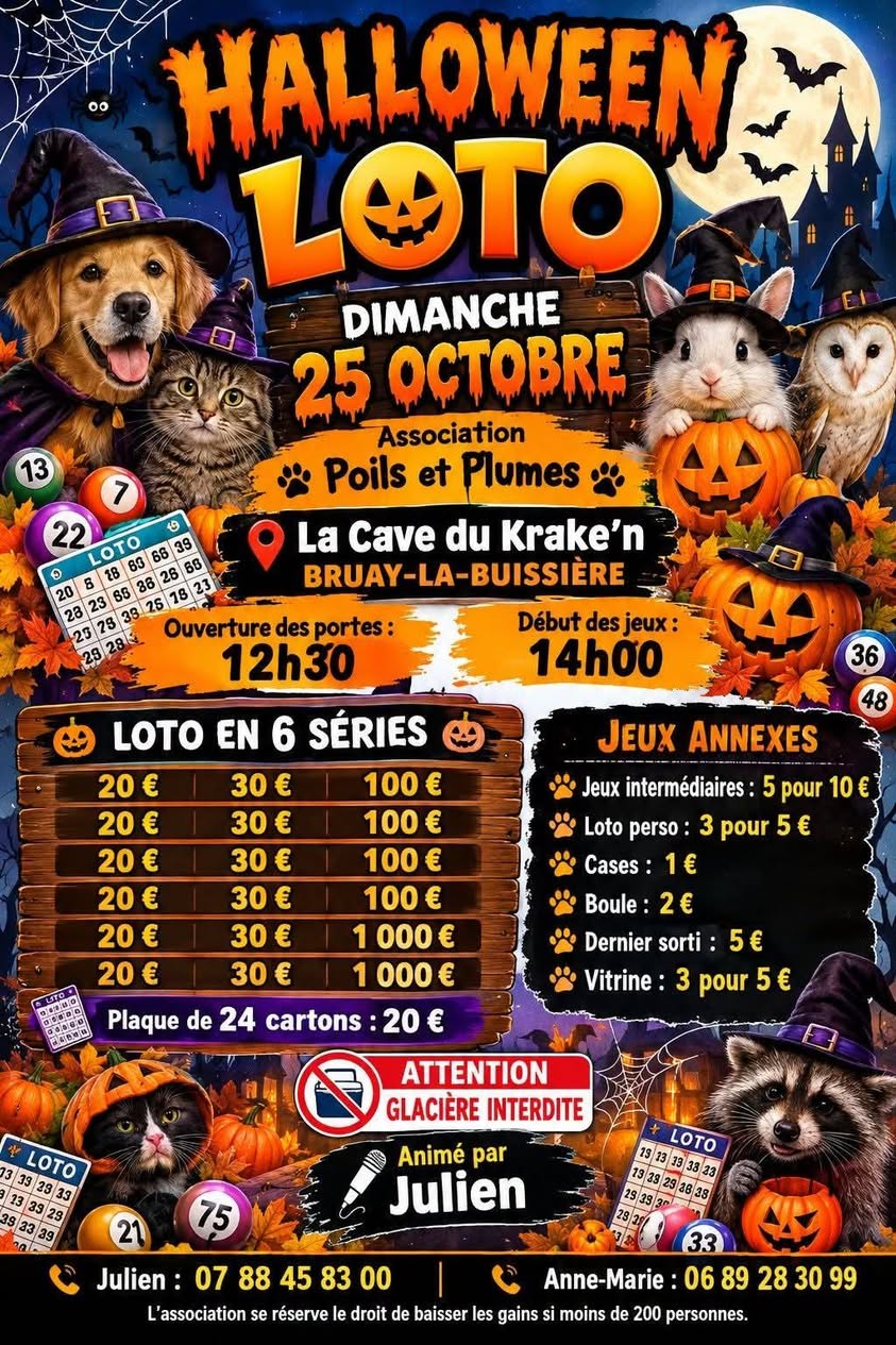 Affiche du loto HALLOWEEN LOTO