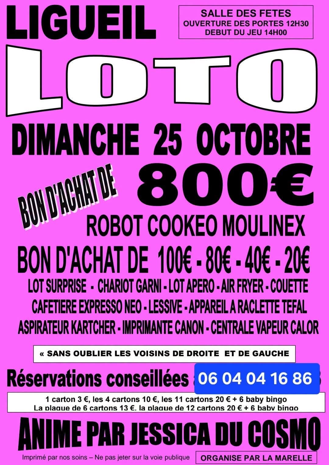 Affiche du loto LIGUEIL LOTO