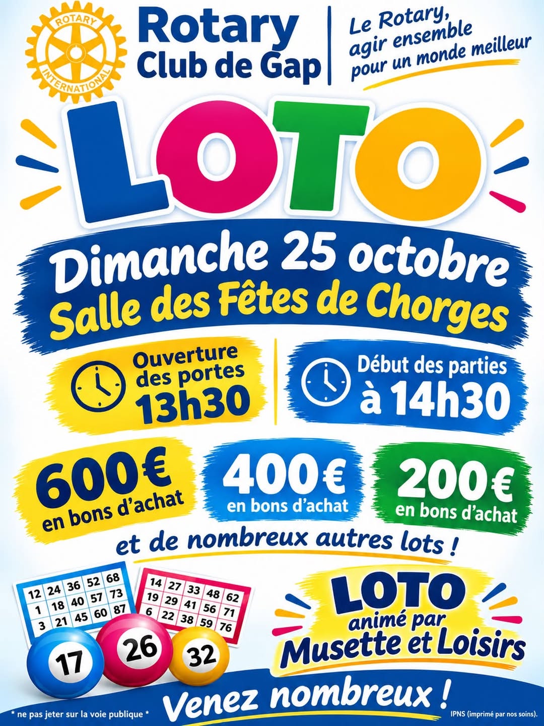 Affiche du loto LOTO