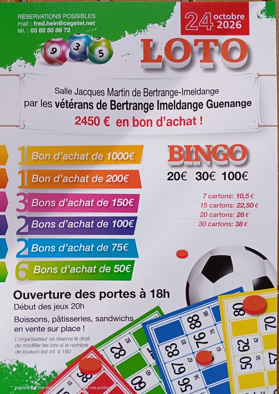 Affiche du loto LOTO
