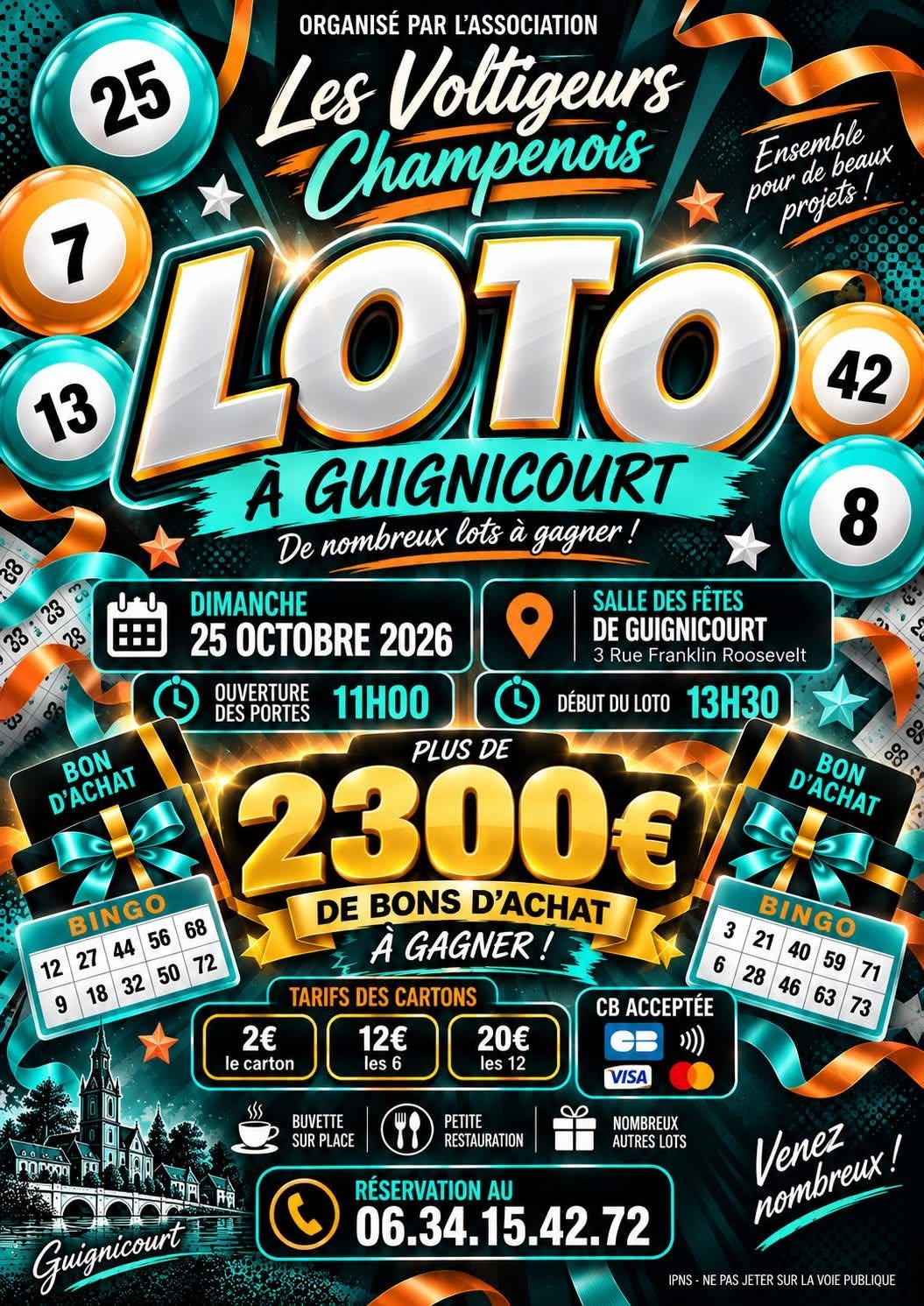 Affiche du loto LOTO À GUIGNICOURT