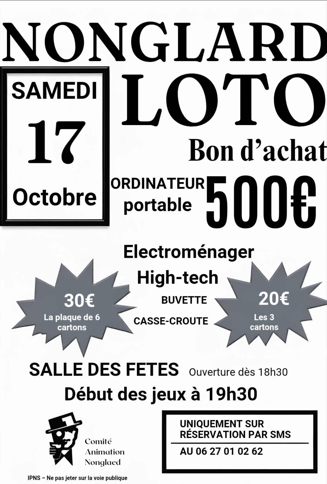 Affiche du loto Loto annuel