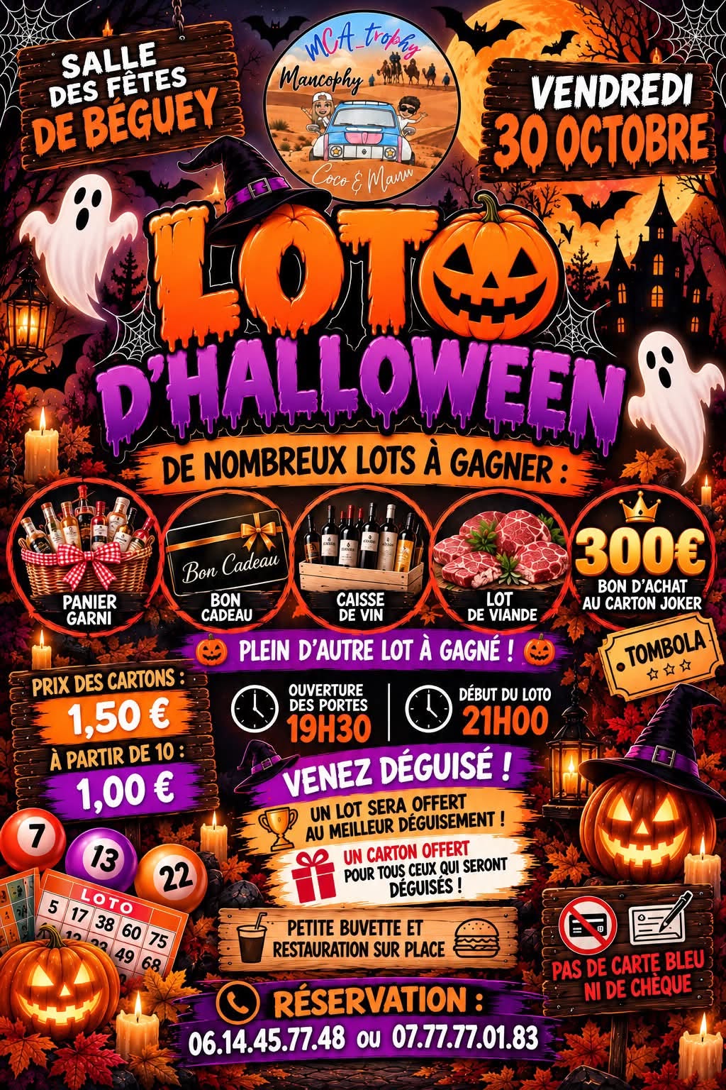 Affiche du loto LOTO D'HALLOWEEN