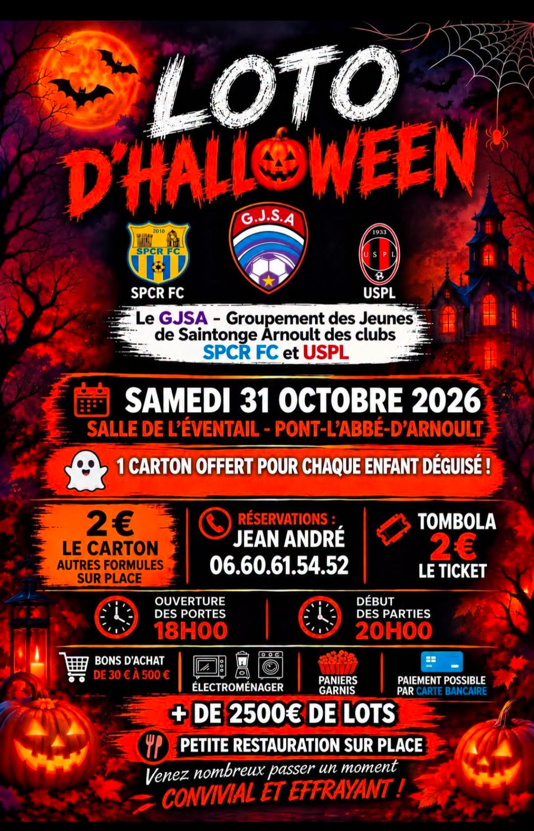 Affiche du loto LOTO D'HALLOWEEN