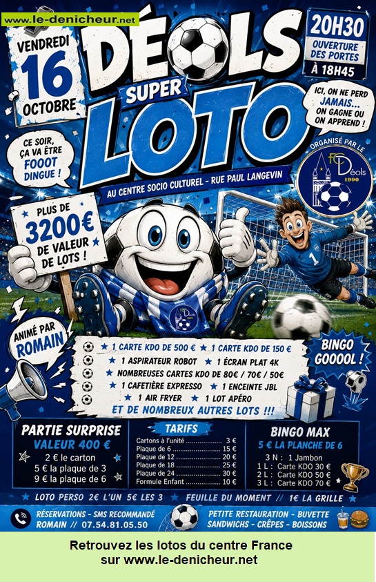 Affiche du loto Loto du Foot *