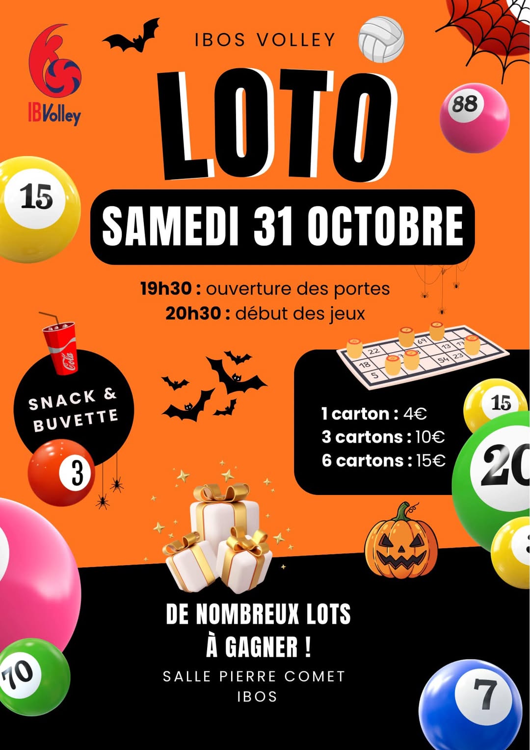 Affiche du loto Loto IBOS VOLLEY à Ibos