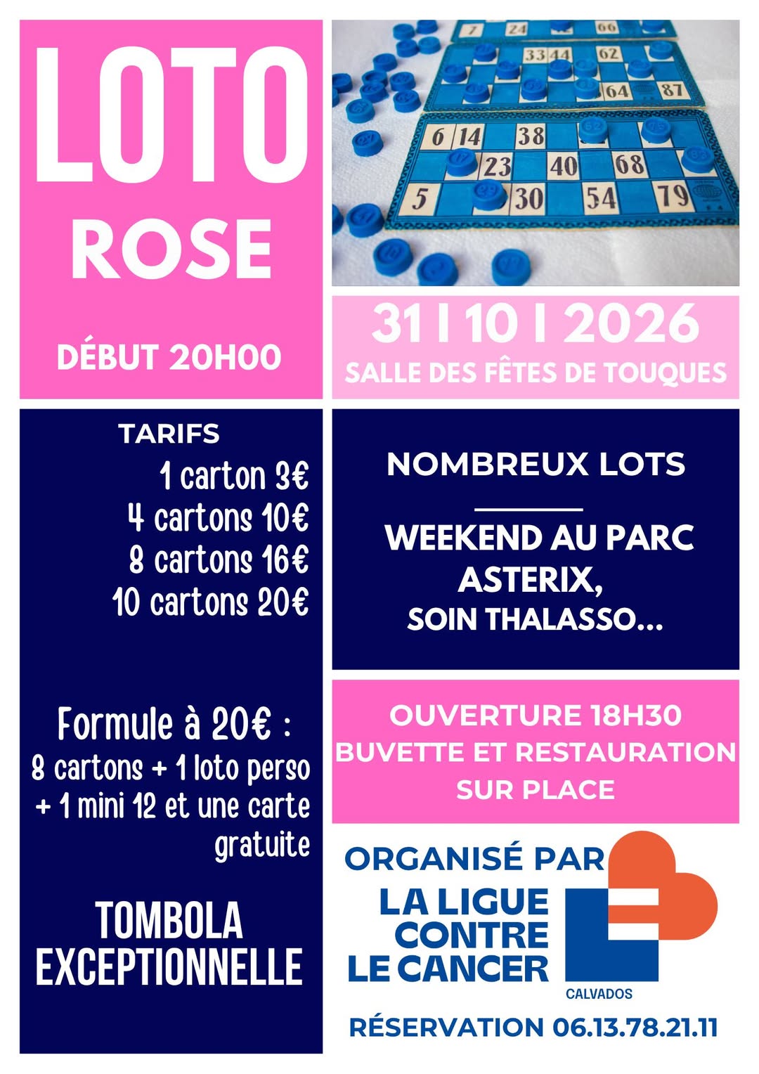 Affiche du loto LOTO ROSE