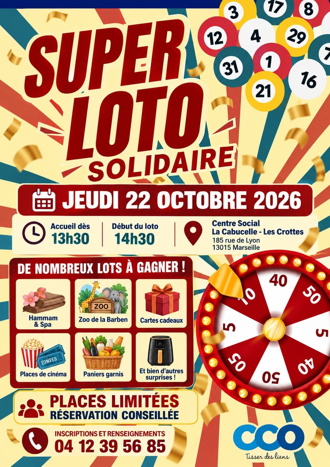 Affiche du loto Loto à Marseille le jeudi 22 octobre