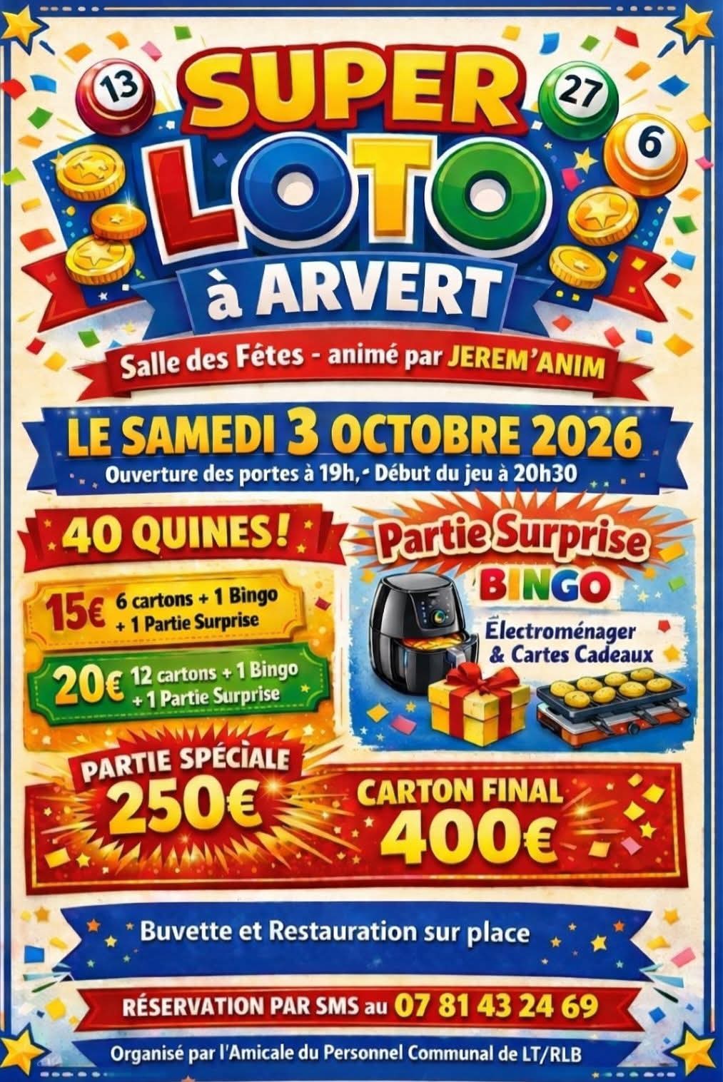 Affiche du loto SUPERLOTO